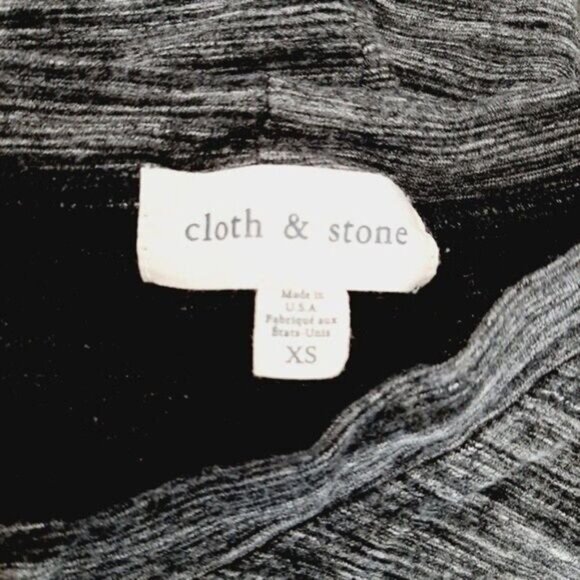 CLOTH & STONE | Anthropologie Melange T-Shirt Dress Gray Space Dye Sz XS - Picture 10 of 11